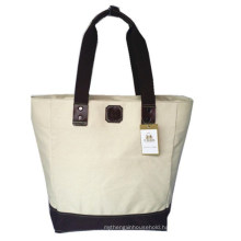 Leather Tote Environmental Protection Bags, Canvas Tote Bags with Customized Logo